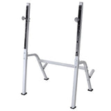 Workout Bench with Weight Rack, Barbell and Dumbbell Set 120 kg 275376