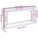 Basement Window RISOR 120 x 60 cm PVC and Glass Anthracite 42047303