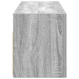 Bathroom Wall Cabinet Grey Sonoma 80x25x30 cm Engineered Wood 860081