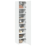 Slim Storage Cabinet White 45x42.5x225 cm Engineered Wood 3281287