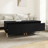 Side Tables 2 pcs Black 50x46x35 cm Engineered Wood 819503