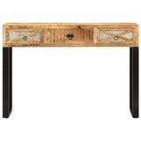 ZNTS Console Table 110x30x76 cm Solid Mango Wood 282761