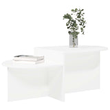 Coffee Table White 100 x 50 x 40 cm Engineered Wood 8001046