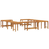 Hot Tub Surround Brown 255 x 255 x 55.5 cm Solid Acacia Wood 3334765