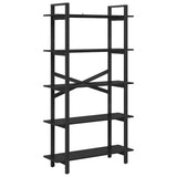 Bookshelf Black Oak 100 x 33.5 x 178 cm Engineered Wood 883934