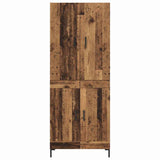 Highboard Old Wood 69.5 x 34 x 180 cm Engineered Wood 3415636