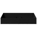 Bed Surround for Adjustable Bed Base Black Oak 70 x 200 cm 8021808