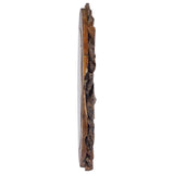 288804 Wall Mirror 60 cm Teak Round