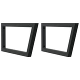 Basin Shelf Wall Mounted Steel and Solid Wood Oak 3302467