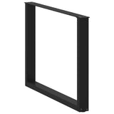 Coffee Table Leg Set of 2 Black Powder-coated steel Standard 4013212