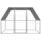 150778 Outdoor Chicken Cage 3x2x2 m Galvanised Steel
