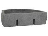Wall-mounted Basin Grey 45 x 35 x 15 cm River Stone 4103952