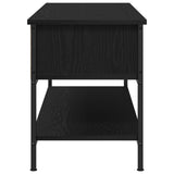 TV Cabinet Set 100 x 35 x 45 cm Black Oak Engineered Wood 862930