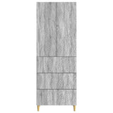Cabinet Set 2 pcs Grey Sonoma 66 x 34.5 x 90 cm Engineered Wood 3416724