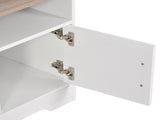 TV Stand Cabinet up to 50", Modern TV Unit with Storage, Open Shelves and Cable Management for T3398P329428