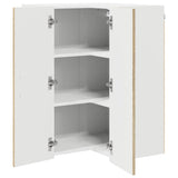 Wall Corner Cabinet LUCCA Sonoma Oak 57 x 57 x 80 cm 885077