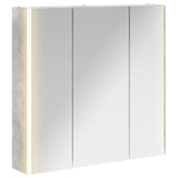 Bathroom Mirror Cabinet Concrete Grey 73.5 x 15.5 x 70 cm 889258