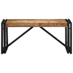 ZNTS Coffee Table 80x40x35 cm Solid Rough Wood Mango 4016676