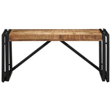 ZNTS Coffee Table 80x40x35 cm Solid Rough Wood Mango 4016676