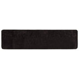 Rug Runner MARSA Anthracite 100 x 450 cm Polyester and PVC 42023181