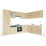 14 Piece Kitchen Cabinet Set Porto Sonoma Oak Engineered Wood 3314994