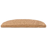 Self-adhesive Stair Mats 15 pcs Beige 80 x 24.5 x 3.5 cm 42038653