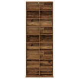 CD Cabinet Old Wood 65 x 23.5 x 175 cm Engineered Wood 8012664