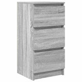 Sideboard Grey Sonoma 37.5x35x76 cm Engineered Wood 861729