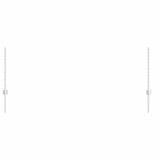 Embedded Fence Post 22 pcs Silver 100 cm Powder-Coated Steel 3335950