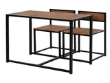 Dining Table and Chairs Set 2, Dining Room Sets, Rectangular Space Saving Table and 2 Chairs for T3398P344252