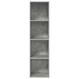 Wall-mounted TV Cabinet Concrete Grey 37x37x142.5 cm Engineered Wood 805493