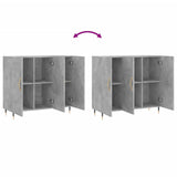 Sideboard Concrete Grey 90x34x80 cm Engineered Wood 828088