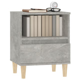 Bedside Cabinets 2 pcs Concrete Grey 40x35x50 cm 821803