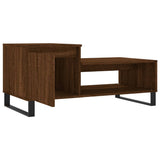 Coffee Table Brown Oak 100x50x45 cm Engineered Wood 830843