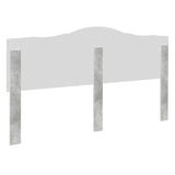 Headboard Concrete Grey Engineered wood 887971