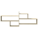 Wall Shelf Sonoma Oak 167.5x18x68 cm Engineered Wood 853319