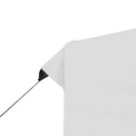 Professional Folding Party Tent Aluminium 2x2 m White 48929