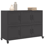 Sideboard Black 100.5x39x72 cm Steel 846740