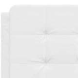 Bed Frame without Mattress "Zadar" White 140x200 cm Faux Leather 3208185