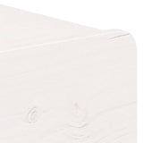Bedside Table White 44 x 32.5 x 40 cm Solid pine wood 873489