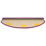 Self-adhesive Stair Mats 15 pcs Violet 80 x 24.5 x 3.5 cm 42038656
