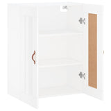 Wall Mounted Cabinet White 69.5x34x90 cm Engineered Wood 830356