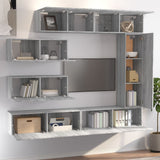 7 Piece TV Cabinet Set Grey Sonoma Engineered Wood 3114564
