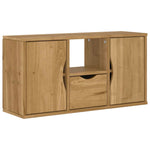 5 Piece TV Units with Storage ODDA Solid Wood Pine 3365376