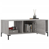 Coffee Table Grey Sonoma 102x50x40 cm Engineered Wood 829306