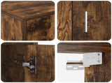 TV Cabinet Set Wall-mounted 4 pcs Somoked Oak Engineered wood 3397900