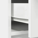 Sideboard with Drawers and Doors White 70.5x34x74.5 cm 861841