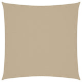 Sunshade Sail Oxford Fabric Square 7x7 m Beige 135143