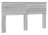 Bed Frame with Drawer Grey Sonoma 120 x 190 cm Engineer Wood 3410733