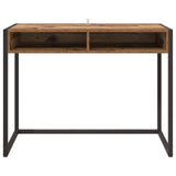 Desk with Storage Old Wood 100 x 50 x 75 cm Engineered Wood 886478